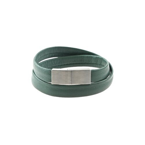 Memories Collection - Green Leather Bracelet