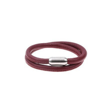 Load image into Gallery viewer, Infinity Collection - Fine Red Leather Bracelet
