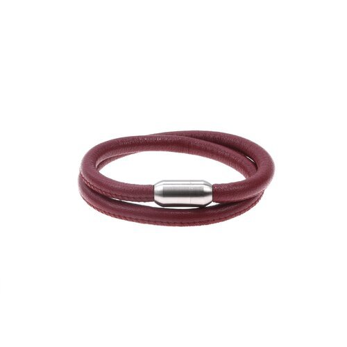 Infinity Collection - Fine Red Leather Bracelet