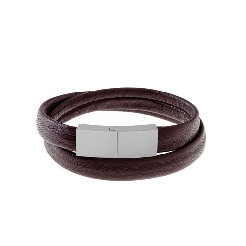 Memories Collection - Dark Brown Leather Bracelet