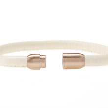 Load image into Gallery viewer, Summer Fun 2022 - White Leather &amp; Opal Bracelets
