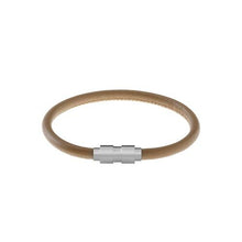 Load image into Gallery viewer, Hashtag Collection  - Beige Leather Bracelet
